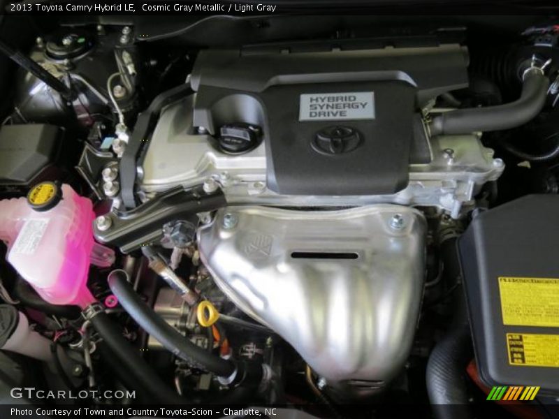 Cosmic Gray Metallic / Light Gray 2013 Toyota Camry Hybrid LE