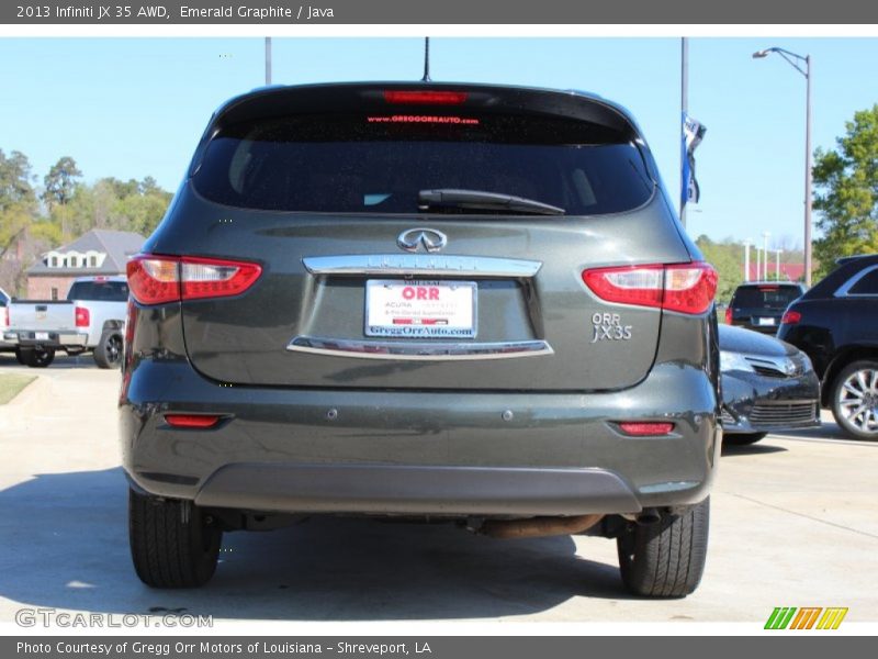 Emerald Graphite / Java 2013 Infiniti JX 35 AWD