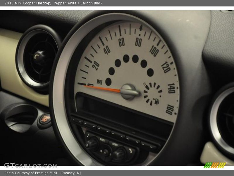 Pepper White / Carbon Black 2013 Mini Cooper Hardtop
