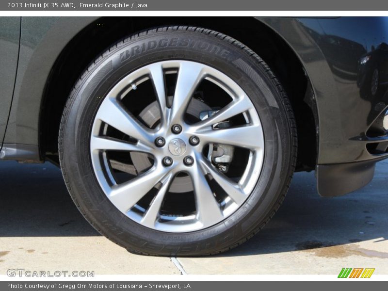 Emerald Graphite / Java 2013 Infiniti JX 35 AWD