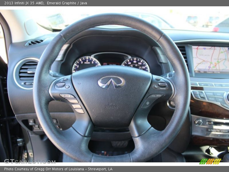 Emerald Graphite / Java 2013 Infiniti JX 35 AWD