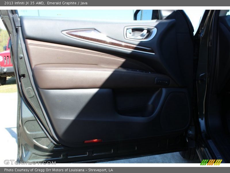 Emerald Graphite / Java 2013 Infiniti JX 35 AWD