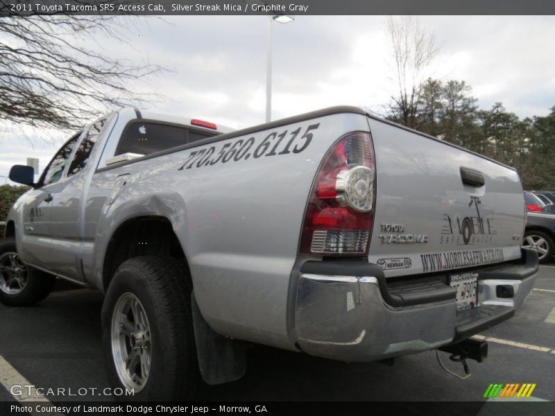 Silver Streak Mica / Graphite Gray 2011 Toyota Tacoma SR5 Access Cab