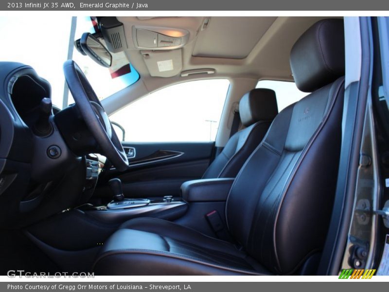 Emerald Graphite / Java 2013 Infiniti JX 35 AWD