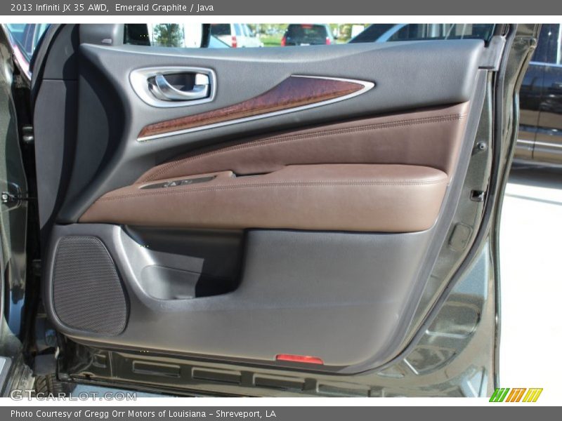 Emerald Graphite / Java 2013 Infiniti JX 35 AWD