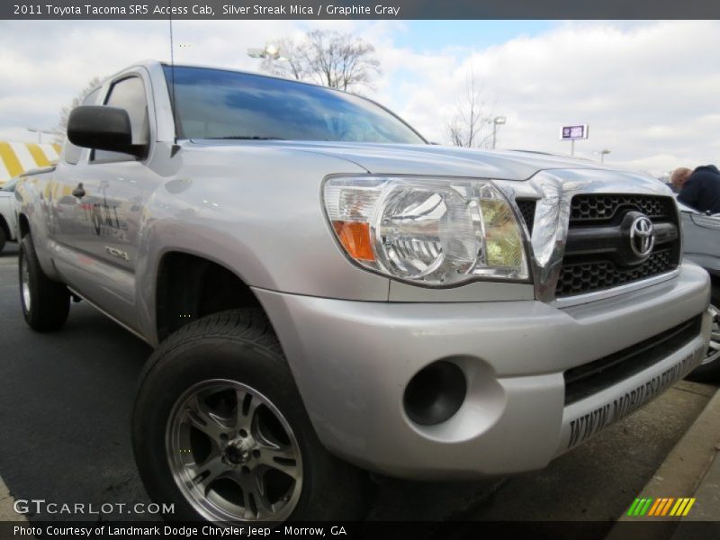 Silver Streak Mica / Graphite Gray 2011 Toyota Tacoma SR5 Access Cab