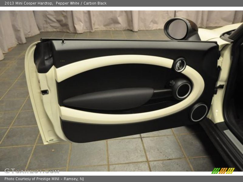 Pepper White / Carbon Black 2013 Mini Cooper Hardtop