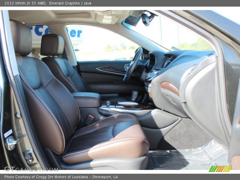 Emerald Graphite / Java 2013 Infiniti JX 35 AWD
