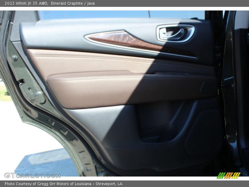 Emerald Graphite / Java 2013 Infiniti JX 35 AWD