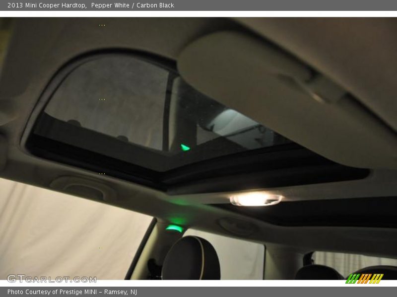 Pepper White / Carbon Black 2013 Mini Cooper Hardtop