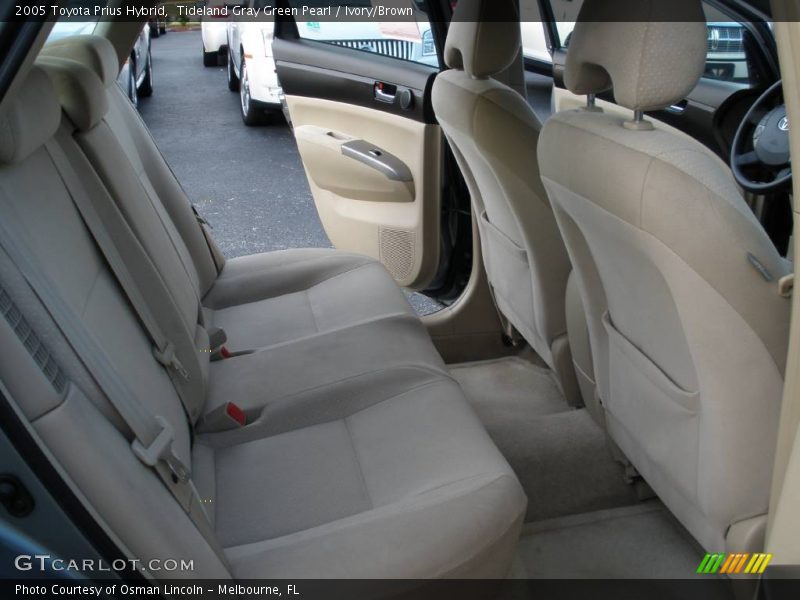 Tideland Gray Green Pearl / Ivory/Brown 2005 Toyota Prius Hybrid