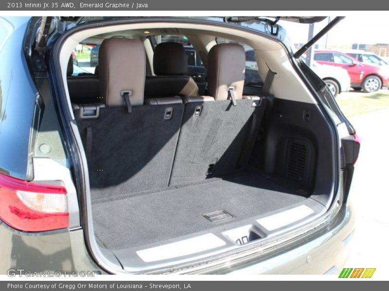 Emerald Graphite / Java 2013 Infiniti JX 35 AWD
