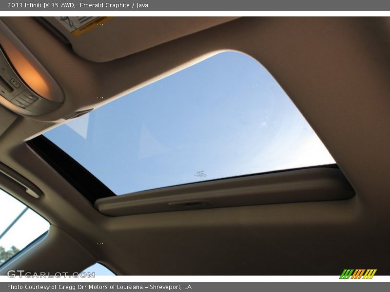 Emerald Graphite / Java 2013 Infiniti JX 35 AWD