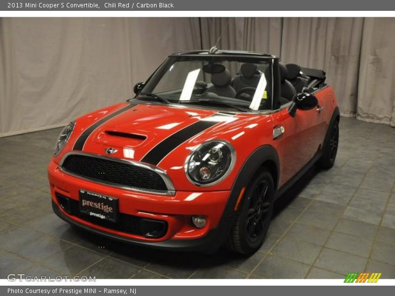 Chili Red / Carbon Black 2013 Mini Cooper S Convertible