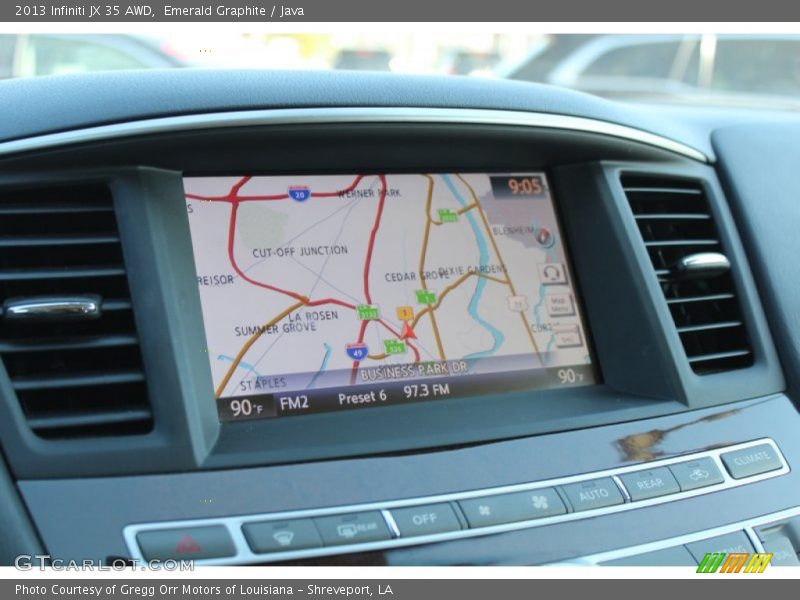 Emerald Graphite / Java 2013 Infiniti JX 35 AWD