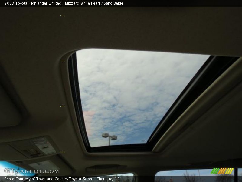 Blizzard White Pearl / Sand Beige 2013 Toyota Highlander Limited