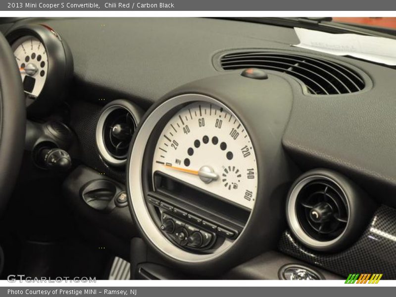 Chili Red / Carbon Black 2013 Mini Cooper S Convertible