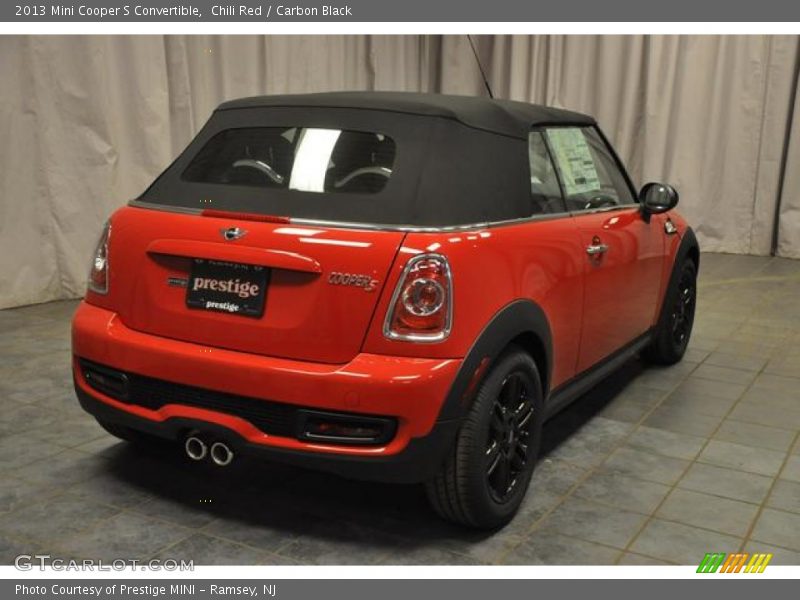 Chili Red / Carbon Black 2013 Mini Cooper S Convertible