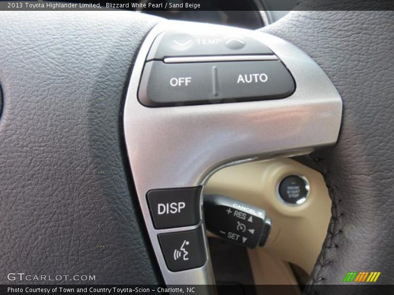 Blizzard White Pearl / Sand Beige 2013 Toyota Highlander Limited