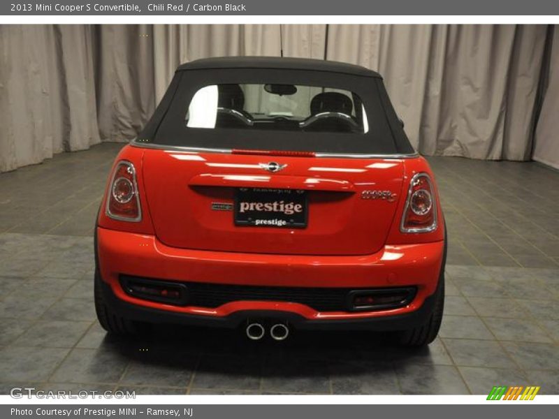 Chili Red / Carbon Black 2013 Mini Cooper S Convertible