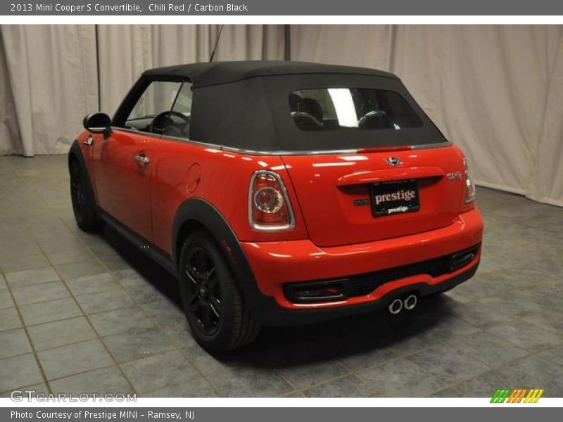 Chili Red / Carbon Black 2013 Mini Cooper S Convertible