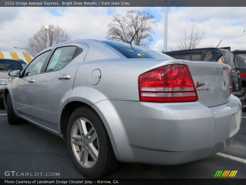 Bright Silver Metallic / Dark Slate Gray 2010 Dodge Avenger Express
