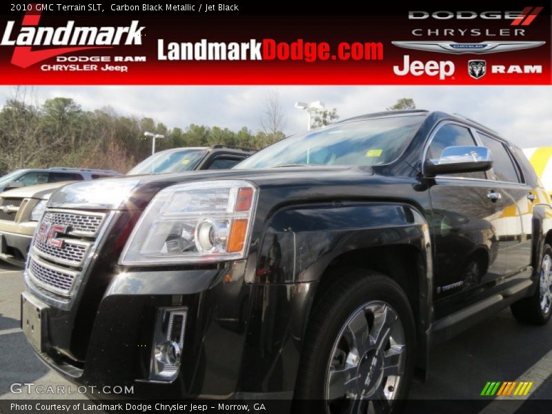 Carbon Black Metallic / Jet Black 2010 GMC Terrain SLT