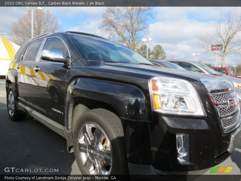 Carbon Black Metallic / Jet Black 2010 GMC Terrain SLT