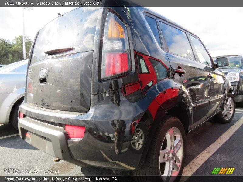 Shadow Black / Black Soul Logo Cloth 2011 Kia Soul +