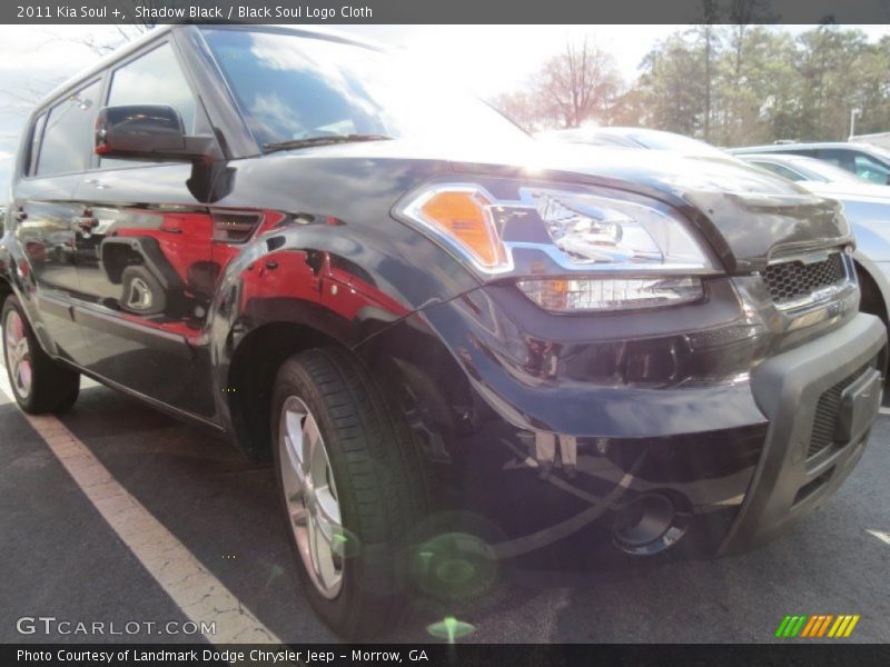 Shadow Black / Black Soul Logo Cloth 2011 Kia Soul +