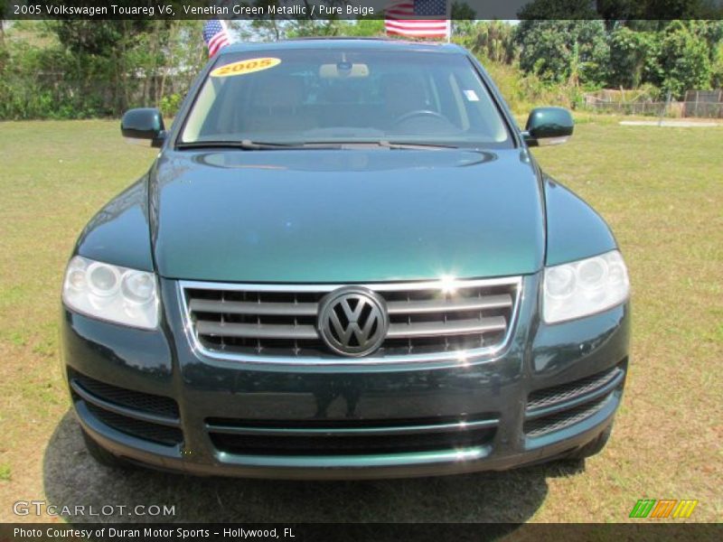 Venetian Green Metallic / Pure Beige 2005 Volkswagen Touareg V6