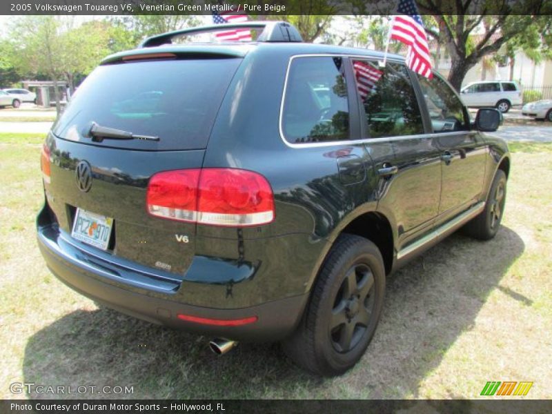 Venetian Green Metallic / Pure Beige 2005 Volkswagen Touareg V6