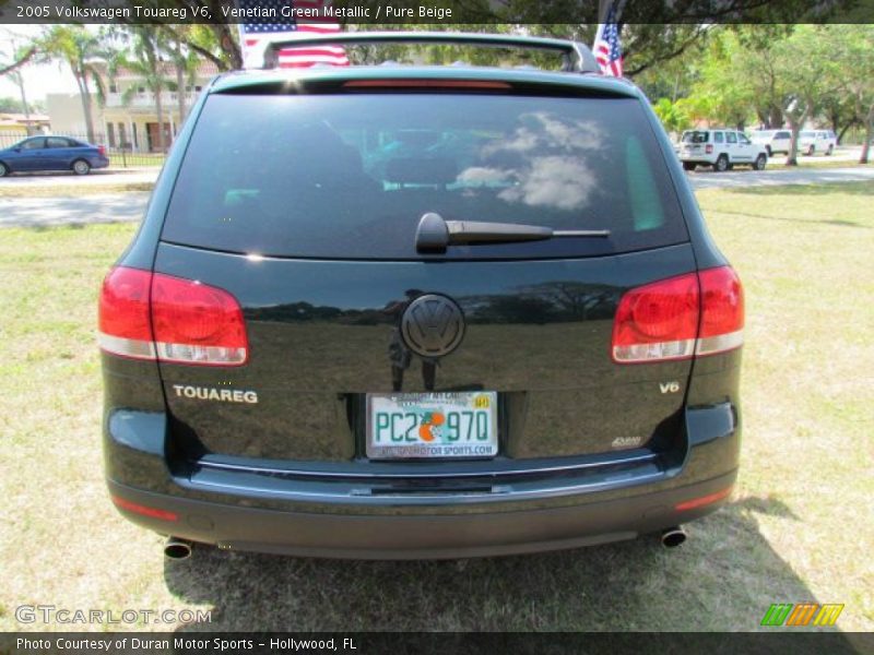 Venetian Green Metallic / Pure Beige 2005 Volkswagen Touareg V6
