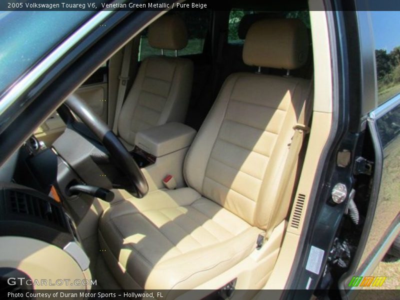 Venetian Green Metallic / Pure Beige 2005 Volkswagen Touareg V6