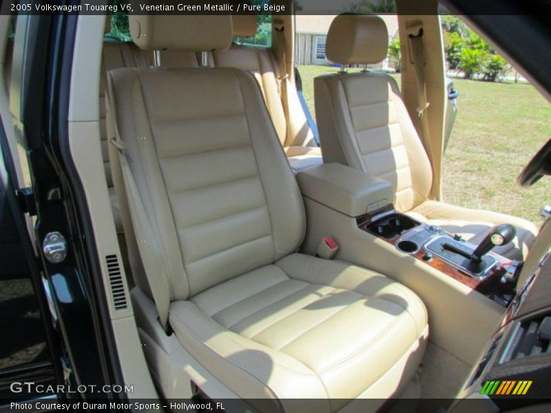 Venetian Green Metallic / Pure Beige 2005 Volkswagen Touareg V6