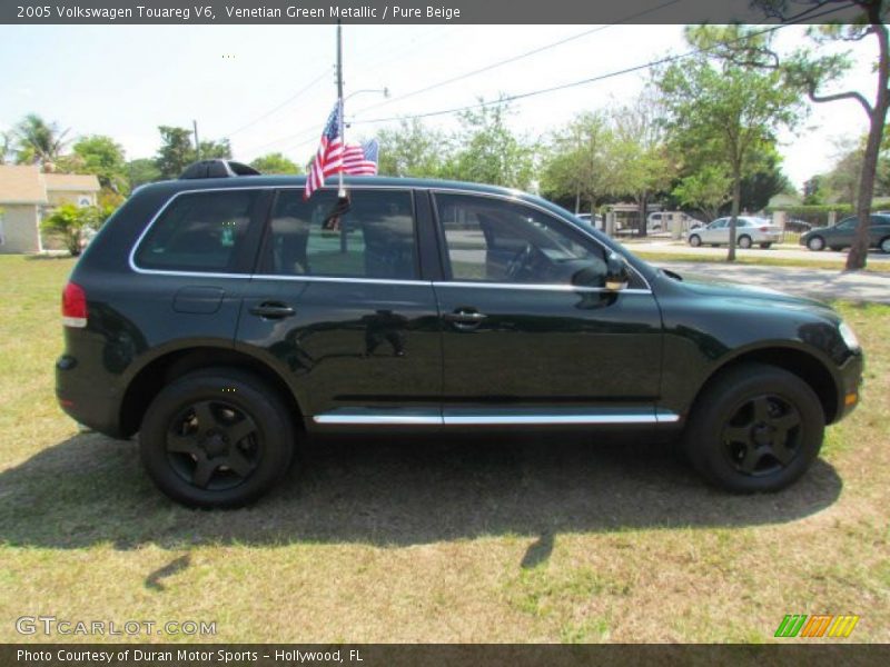 Venetian Green Metallic / Pure Beige 2005 Volkswagen Touareg V6