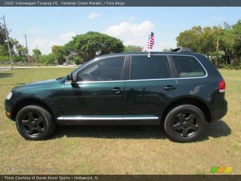Venetian Green Metallic / Pure Beige 2005 Volkswagen Touareg V6