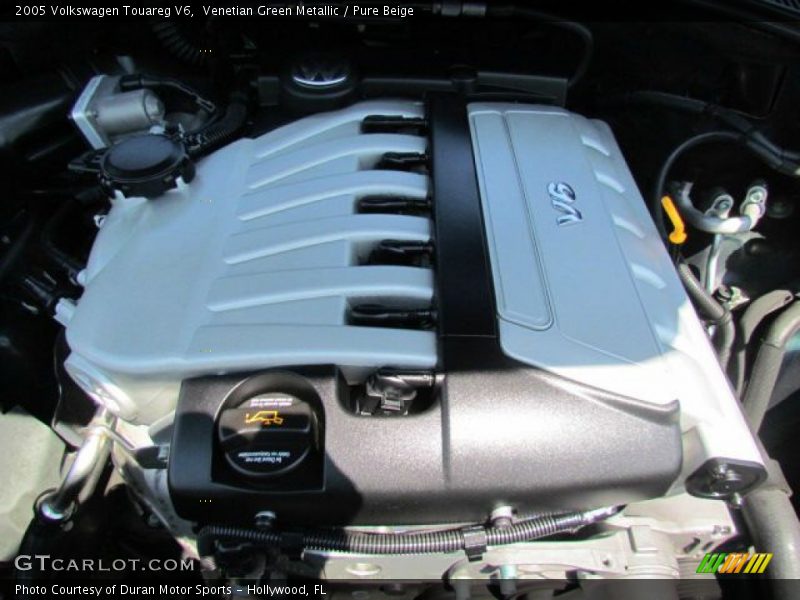 Venetian Green Metallic / Pure Beige 2005 Volkswagen Touareg V6