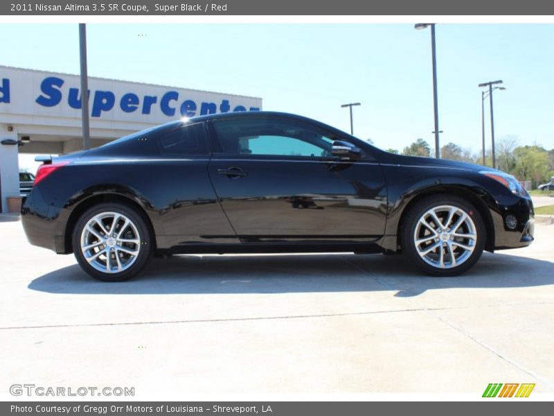 Super Black / Red 2011 Nissan Altima 3.5 SR Coupe