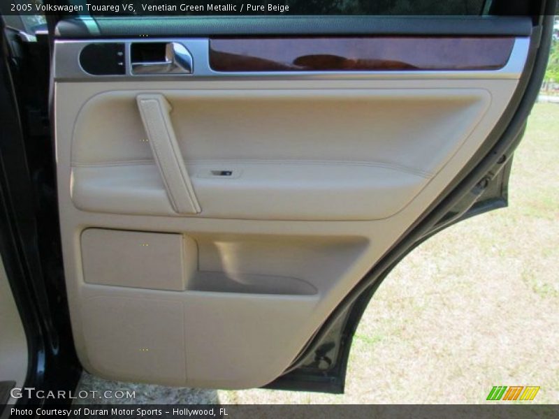 Venetian Green Metallic / Pure Beige 2005 Volkswagen Touareg V6