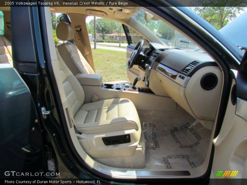 Venetian Green Metallic / Pure Beige 2005 Volkswagen Touareg V6