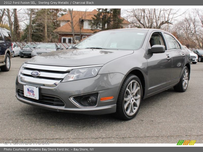 Sterling Grey Metallic / Charcoal Black 2012 Ford Fusion SEL