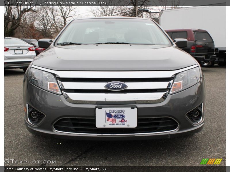 Sterling Grey Metallic / Charcoal Black 2012 Ford Fusion SEL