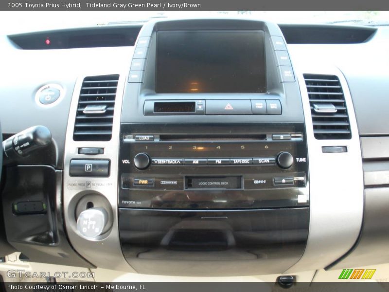 Tideland Gray Green Pearl / Ivory/Brown 2005 Toyota Prius Hybrid