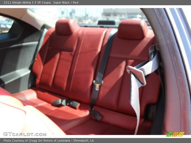 Super Black / Red 2011 Nissan Altima 3.5 SR Coupe