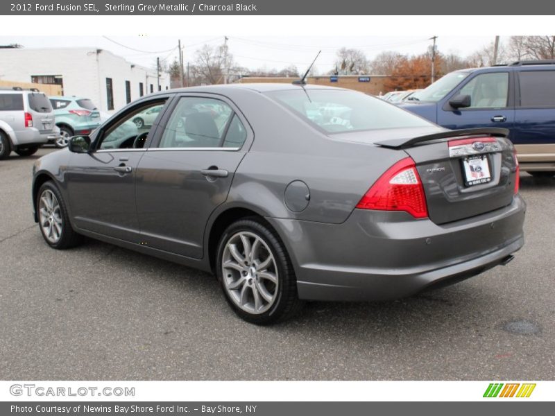 Sterling Grey Metallic / Charcoal Black 2012 Ford Fusion SEL