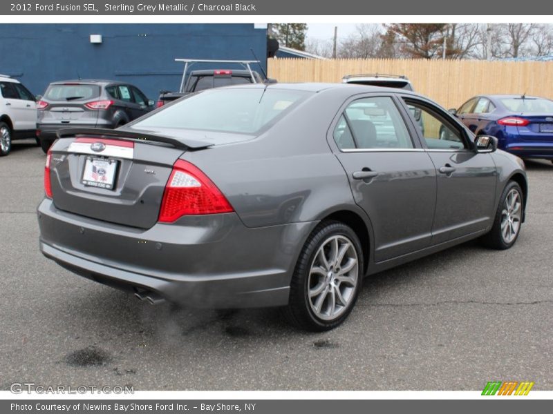 Sterling Grey Metallic / Charcoal Black 2012 Ford Fusion SEL
