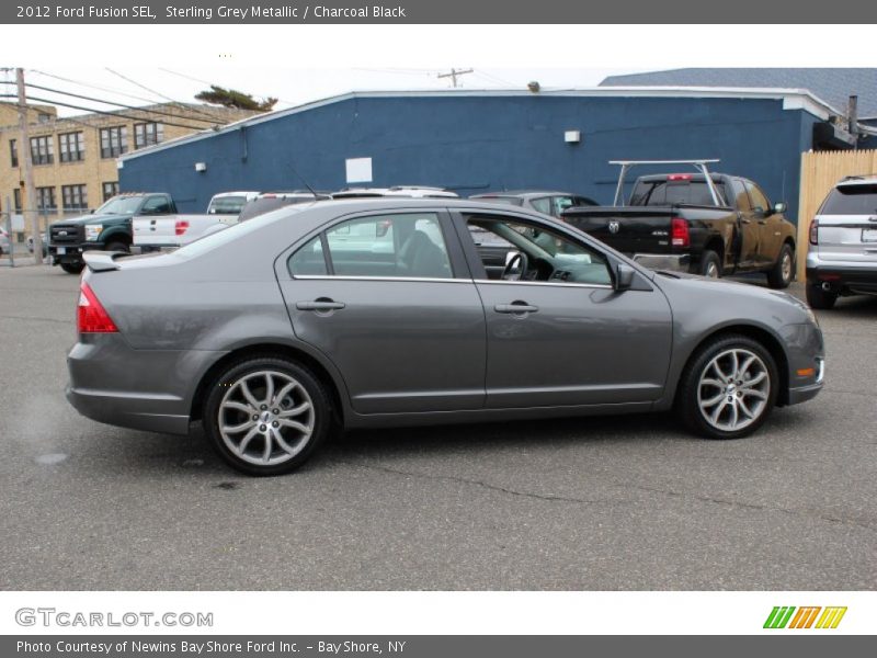 Sterling Grey Metallic / Charcoal Black 2012 Ford Fusion SEL
