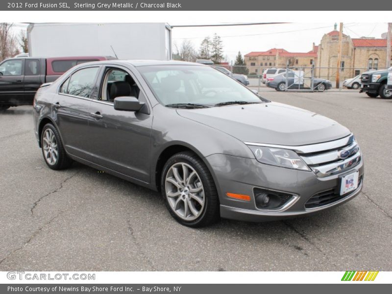 Sterling Grey Metallic / Charcoal Black 2012 Ford Fusion SEL