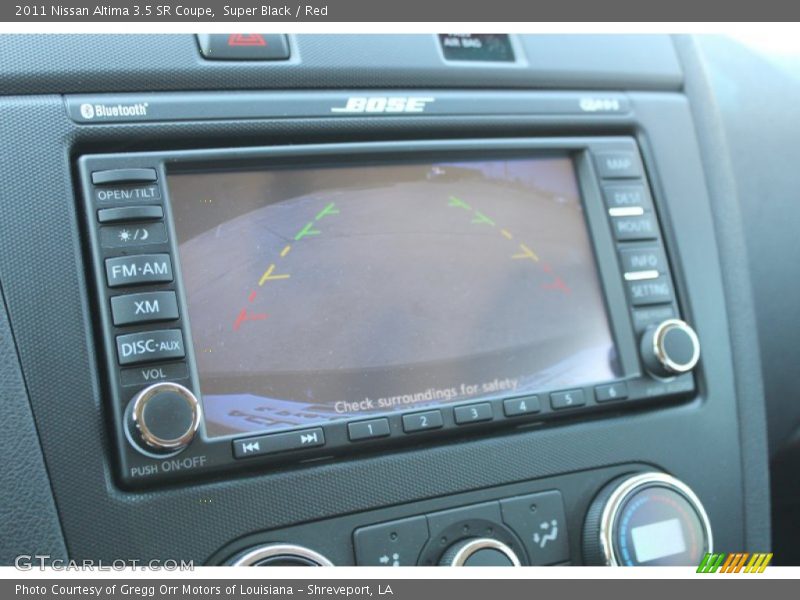 Controls of 2011 Altima 3.5 SR Coupe
